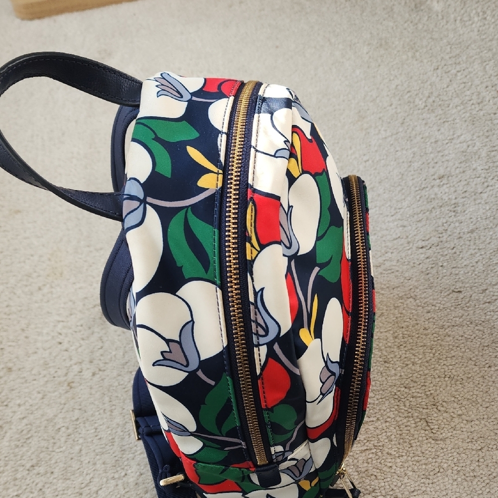 Kate Spade Multicolor Floral Backpack - Red, Green, Blue - Picture 8 of 16